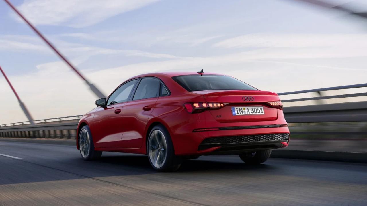 2025 Audi A3 Sedan’s dramatic headlights and minor updates