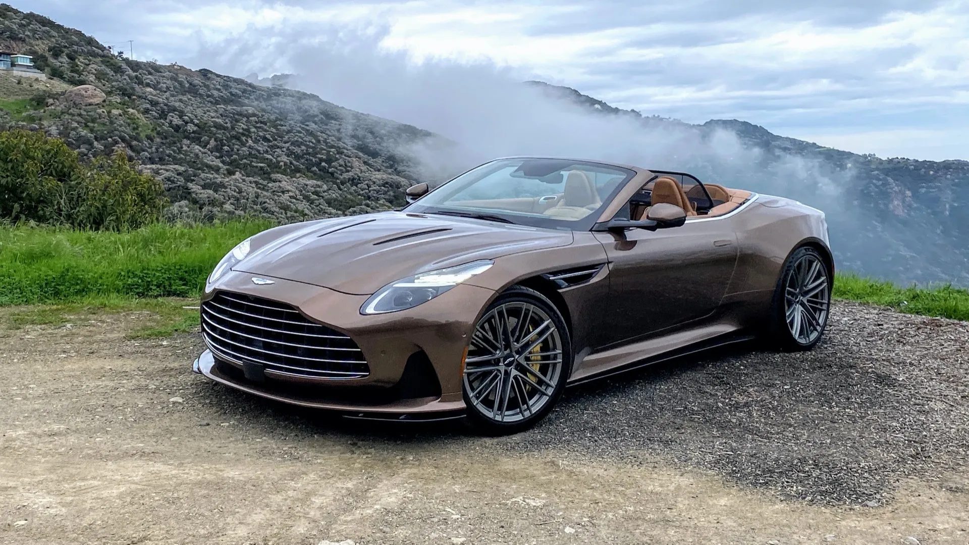 It matches the 2024 Aston Martin DB12 Volante in beauty