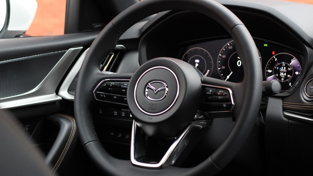 The 2024 Mazda CX-90 PHEV family SUV handles sportily