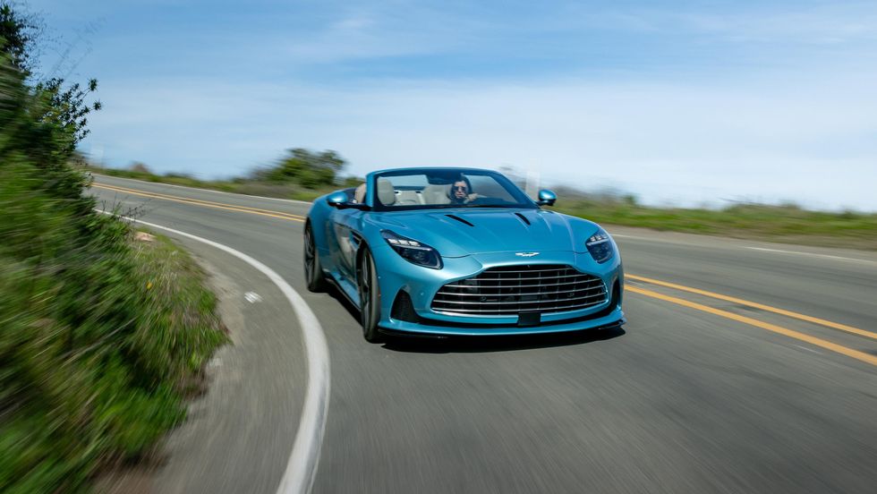It matches the 2024 Aston Martin DB12 Volante in beauty