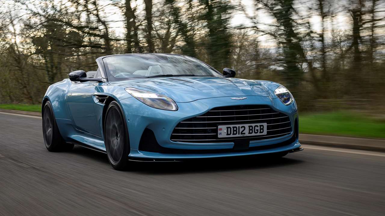 Performance is better in the Aston Martin DB12 convertibles