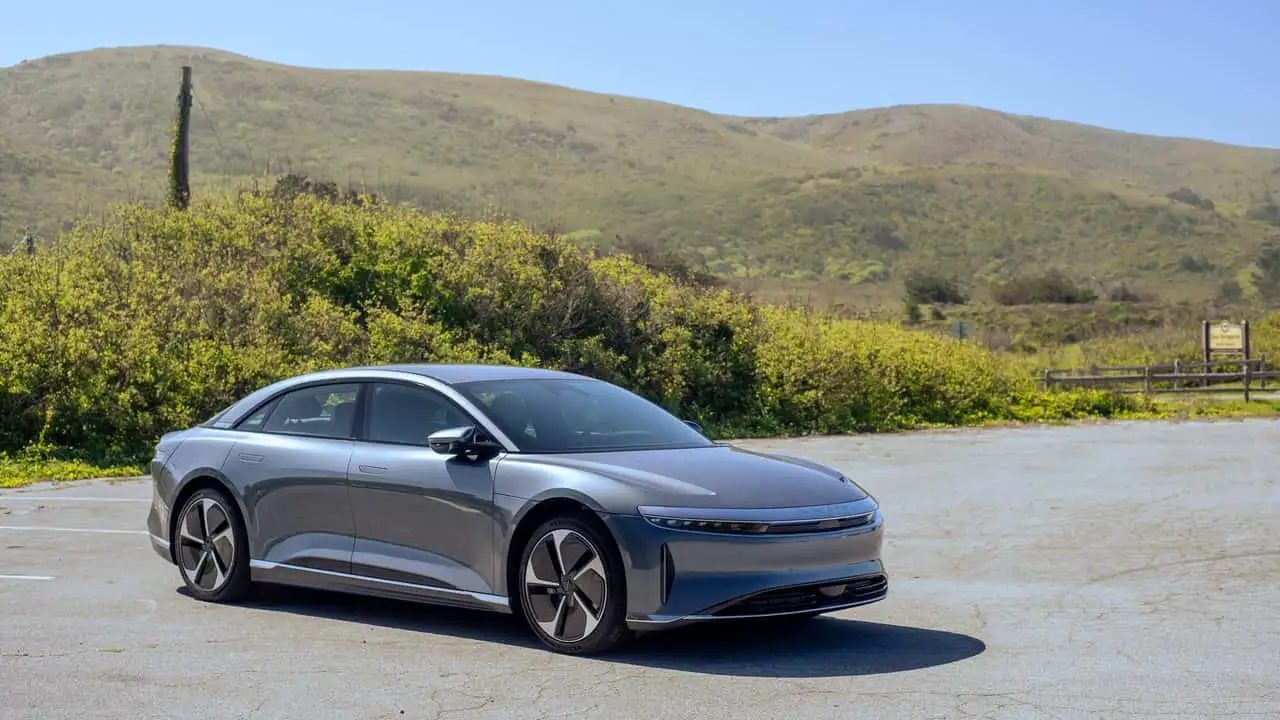 Modernist architecture peaks in the 2024 Lucid Air Pure