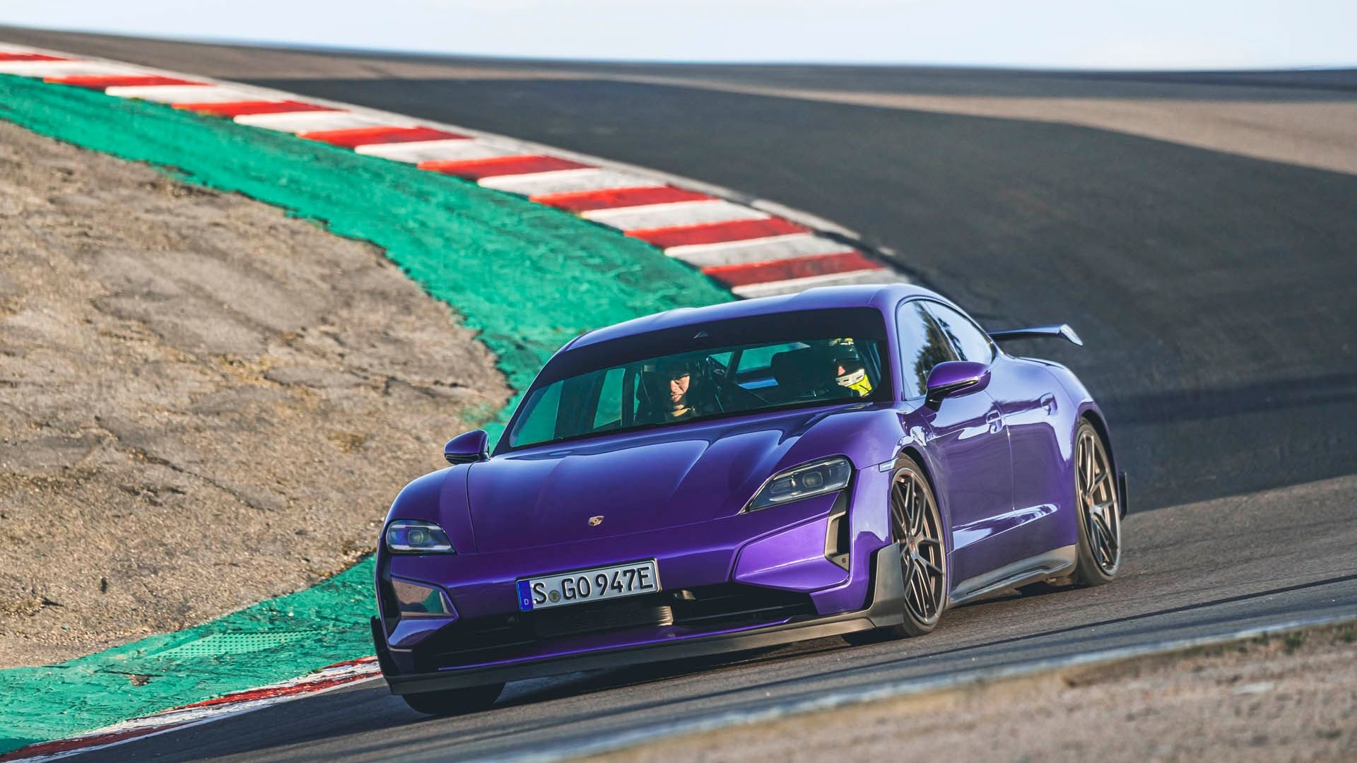 The 2025 Porsche Taycan Turbo GT wipes out the track