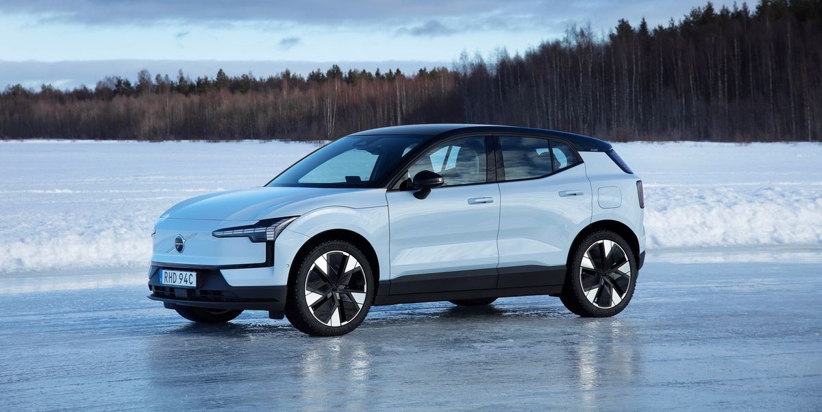 2025 Volvo EX30 snow and ice loads are particularly high