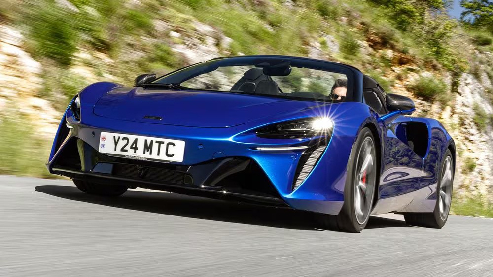First drive: McLaren Artura Spider lower-top plug-in hybrid
