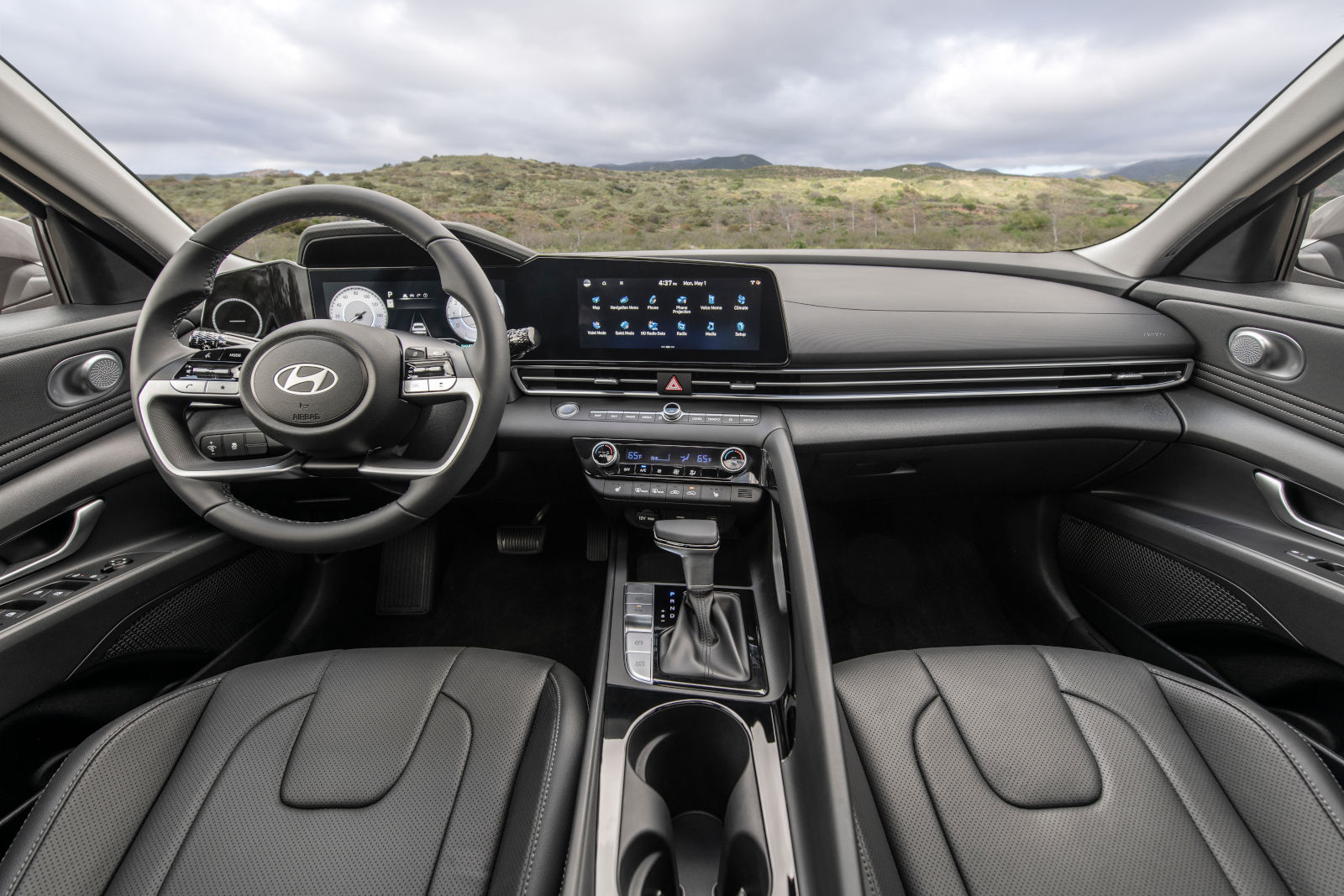 The Hyundai Elantra 2024 Quick Spin is elevated and rounded
